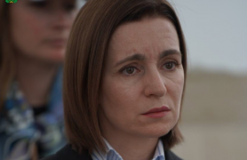 Maia Sandu, cu ochii în lacrimi: Am văzut case arse, spitale, magazine, grădinițe făcute ruine și locul unor morminte comune din Bucea